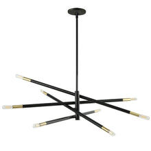 Load image into Gallery viewer, 8LT Incandescent Pendant, MB & AGB