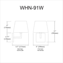 Load image into Gallery viewer, 1LT Incandescent Wall Sconce, AGB, White Shade