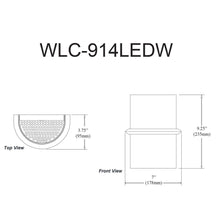 Load image into Gallery viewer, 14W Wall Sconce, AGB, Opal Glass