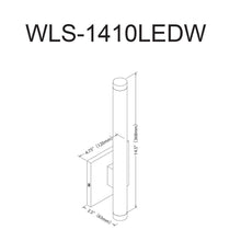 Load image into Gallery viewer, 10W Wall Sconce, AGB with FR Acrylic Diffuser