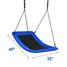 Load image into Gallery viewer, 700lb Giant 60 Inch Skycurve Platform Tree Swing for Kids and Adults-Blue