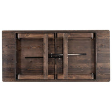 Load image into Gallery viewer, HERCULES 7' x 40" Rectangular Antique Rustic Mahogany Solid Pine Folding Farm Table
