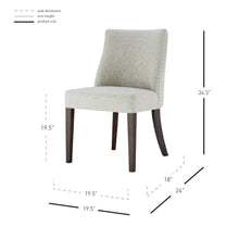 Load image into Gallery viewer, New Paris Fabric Chair, (Set of 2)