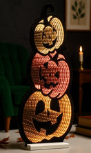 Load image into Gallery viewer, Triple Jack-o-Lantern Ekkolight 23"H