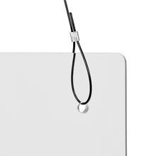 Load image into Gallery viewer, Mission Acrylic Suspended Register Shield / Sneeze Guard, 24"H x 24"L - Hanging and Mounting Hardware Included