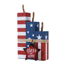 Load image into Gallery viewer, Americana Firecracker Block Bundle 14"H