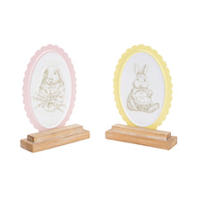 Load image into Gallery viewer, Bunny Embossed Tabletop Decor (Set of 2)