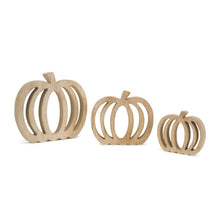 Load image into Gallery viewer, Wood Pumpkin Cut-Out (Set of 6)