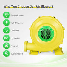 Load image into Gallery viewer, 1100W Air Blower Inflatable Blower for Inflatable Bounce House