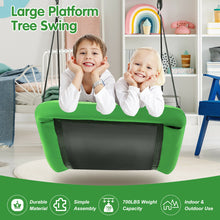 Load image into Gallery viewer, 700lb Giant 60 Inch Skycurve Platform Tree Swing for Kids and Adults-Green