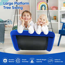 Load image into Gallery viewer, 700lb Giant 60 Inch Skycurve Platform Tree Swing for Kids and Adults-Blue