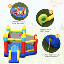 Load image into Gallery viewer, Kid's Inflatable Bouncer with Jumping Area and 480W Blower