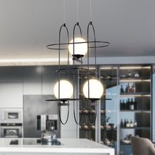 Load image into Gallery viewer, Integrated LED Height Adjustable Chandelier Wire Frame Pendant Light