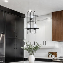 Load image into Gallery viewer, Integrated LED Height Adjustable Chandelier Wire Frame Pendant Light