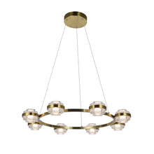 Load image into Gallery viewer, 8-Light Pendant Lighting Height Adjustable Integrated LED Chandelier