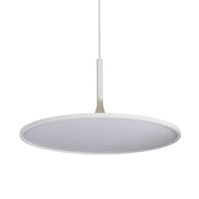 Load image into Gallery viewer, Integrated LED Pendant Light Height Adjustable Disc Chandelier in White