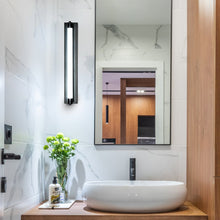 Load image into Gallery viewer, Integrated LED ADA Compliant Bathroom Wall Lighting Fixture in Black