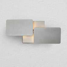 Load image into Gallery viewer, Rotative Up-Down Integrated LED Wall Sconce Light in Silver