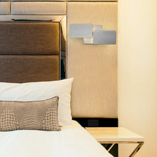 Load image into Gallery viewer, Rotative Up-Down Integrated LED Wall Sconce Light in Silver