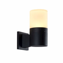 Load image into Gallery viewer, Modern VOW1751BL 5-Watt Integrated LED Outdoor Wall Sconce in Matte Black
