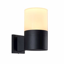 Load image into Gallery viewer, Modern VOW1754BL 5-Watt Integrated LED Outdoor Wall Sconce in Matte Black