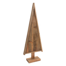 Load image into Gallery viewer, Natural Wood Pine Tree Shape 3.5'H