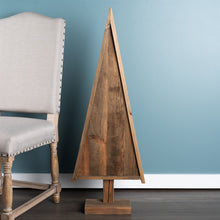 Load image into Gallery viewer, Natural Wood Pine Tree Shape 3.5'H
