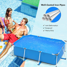 Load image into Gallery viewer, Above Ground Swimming Pool with Pool Cover-Blue