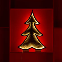 Load image into Gallery viewer, Pine Tree Outline Ekko Light Display 24.5"H