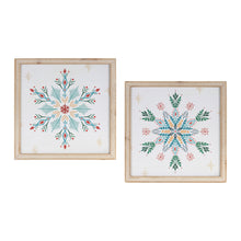 Load image into Gallery viewer, Snowflake Print (Set of 2)
