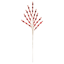 Load image into Gallery viewer, Red Jewel Bead Spray (Set of 2)