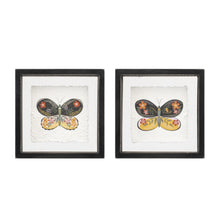 Load image into Gallery viewer, Framed Butterfly Block (Set of 2)