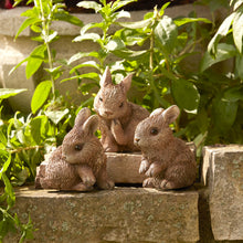 Load image into Gallery viewer, Mini Garden Bunny Rabbit Figurine (Set of 3)