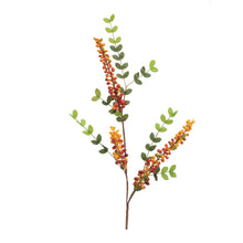 Load image into Gallery viewer, Orange Berry Foliage Spray (Set of 6)