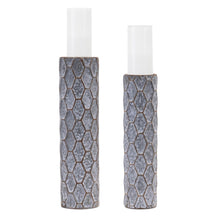 Load image into Gallery viewer, Honeycomb Metal Candle Holder (Set of 2)