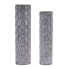 Load image into Gallery viewer, Honeycomb Metal Candle Holder (Set of 2)