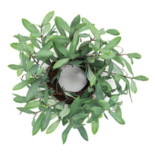Load image into Gallery viewer, Olive Leaf Candle Ring 12"D