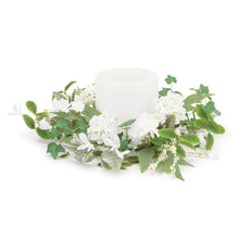 Load image into Gallery viewer, Mixed Floral and Foliage Candle Ring 17.5"D