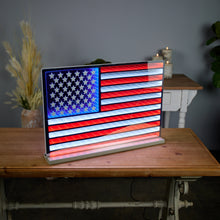 Load image into Gallery viewer, American Flag Ekko Light Display 23"L