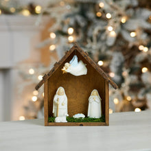 Load image into Gallery viewer, Holiday Nativity Scene Display 10"L