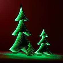 Load image into Gallery viewer, Green Pine Tree Ekkolight 11.75"H
