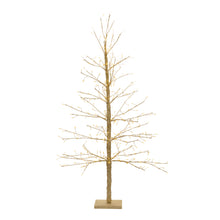Load image into Gallery viewer, Gold LED Twig Tree 48"H