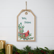Load image into Gallery viewer, Merry Christmas Cardinal Tag