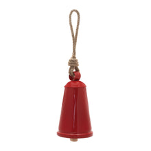 Load image into Gallery viewer, Rustic Metal Bell Ornament (Set of 4)