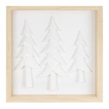 Load image into Gallery viewer, Framed Holiday Deer and Tree Artwork (Set of 2)