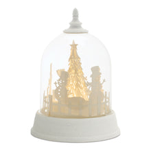 Load image into Gallery viewer, LED Rotating Snowman Globe 8.5"H