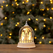 Load image into Gallery viewer, LED Rotating Snowman Globe 8.5"H