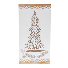 Load image into Gallery viewer, Carved Wood Pine Tree Wall Art 19"H