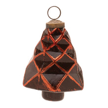 Load image into Gallery viewer, Textured Glass Tree and Onion Ornament (Set of 6)