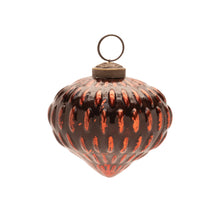 Load image into Gallery viewer, Textured Glass Tree and Onion Ornament (Set of 6)